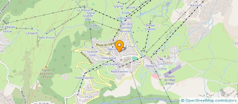 localisation de l'entreprise SCI TSB  HUEZ