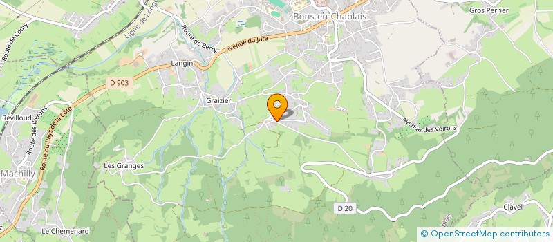 localisation de l'entreprise SCI TSCL  BONS-EN-CHABLAIS