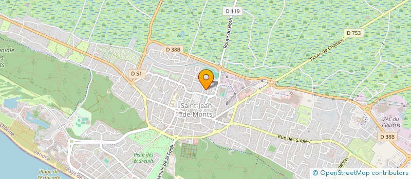 localisation de l'entreprise SCI TSE  SAINT-JEAN-DE-MONTS