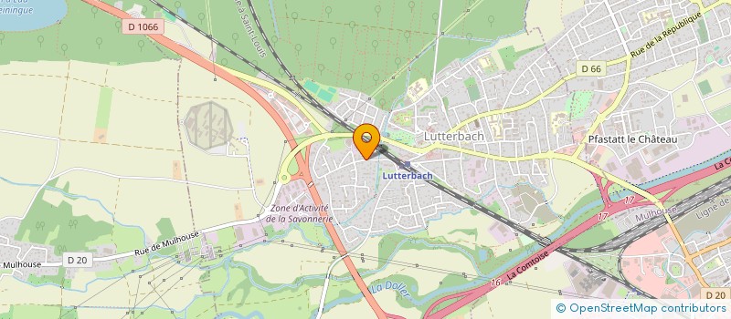 localisation de l'entreprise SCI TSHG  LUTTERBACH