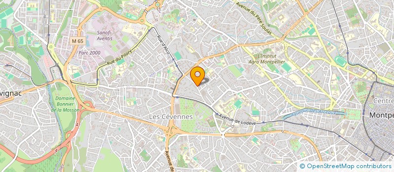 localisation de l'entreprise SCI TSINGA à MONTPELLIER