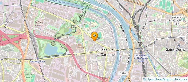 localisation de l'entreprise SCI TSIPI  VILLENEUVE-LA-GARENNE