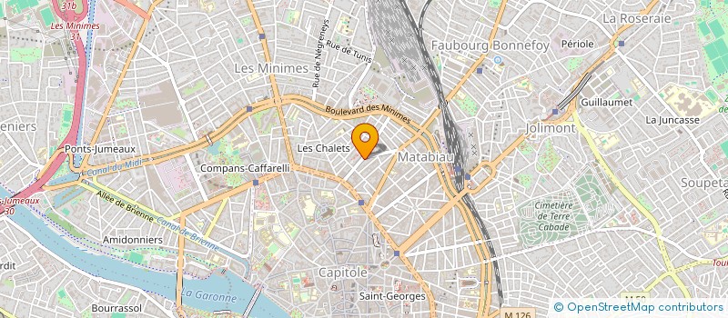 localisation de l'entreprise SCI TSIRESY  TOULOUSE
