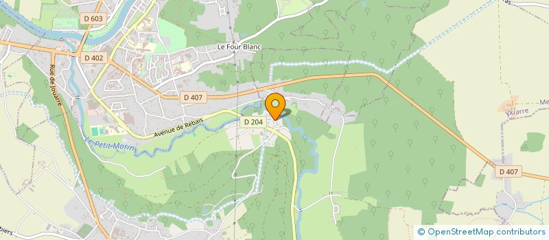 localisation de l'entreprise SCI TSMD  JOUARRE