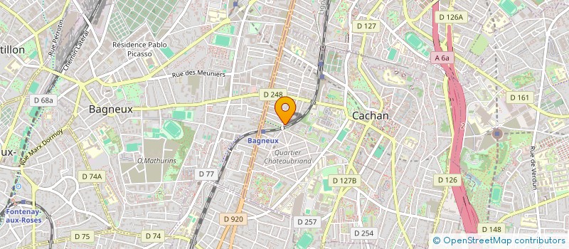 localisation de l'entreprise SCI TSMS  CACHAN