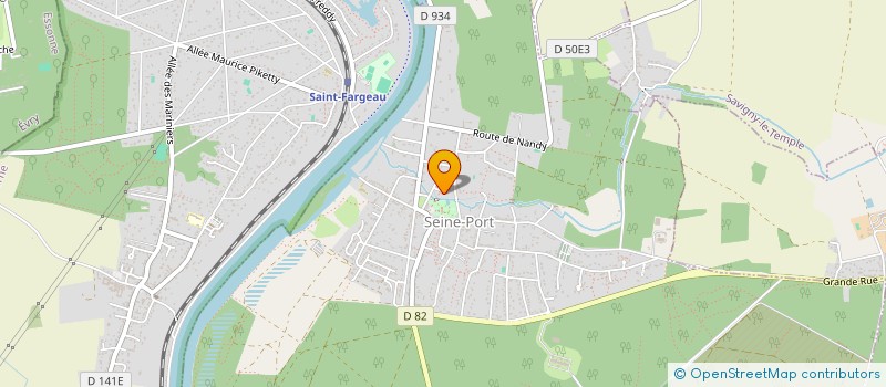 localisation de l'entreprise SCI TSNPD  SEINE-PORT