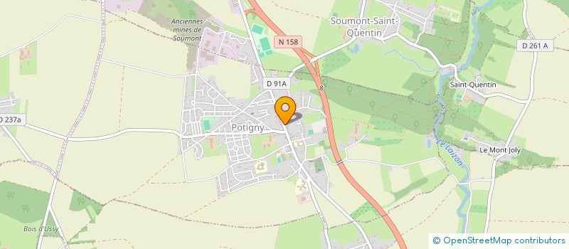 localisation de l'entreprise SCI TSP PIERRE  POTIGNY