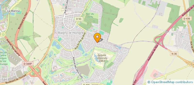 localisation de l'entreprise SCI TSPM  MAGNY-LE-HONGRE