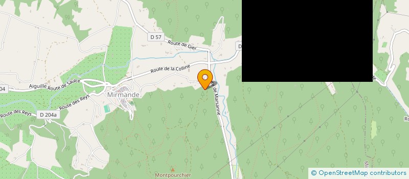 localisation de l'entreprise SCI TSUBAME  MIRMANDE