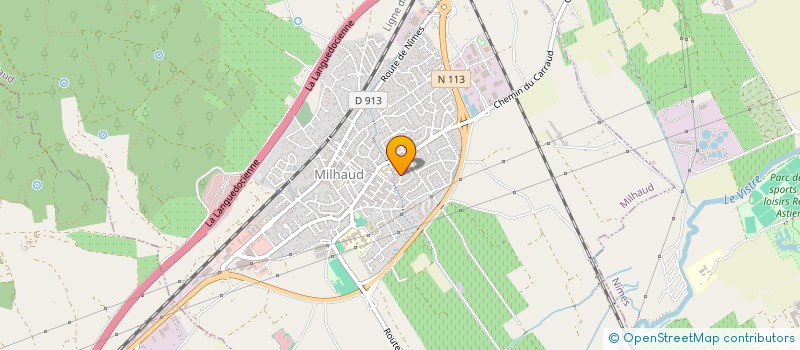 localisation de l'entreprise SCI TSUKI  MILHAUD