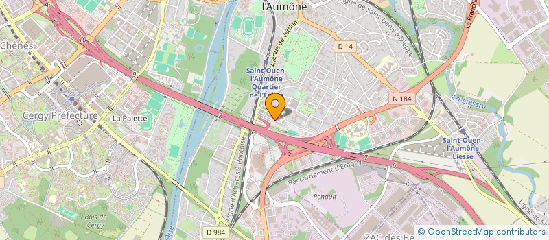 localisation de l'entreprise SCI TT à SAINT-OUEN-L'AUMONE