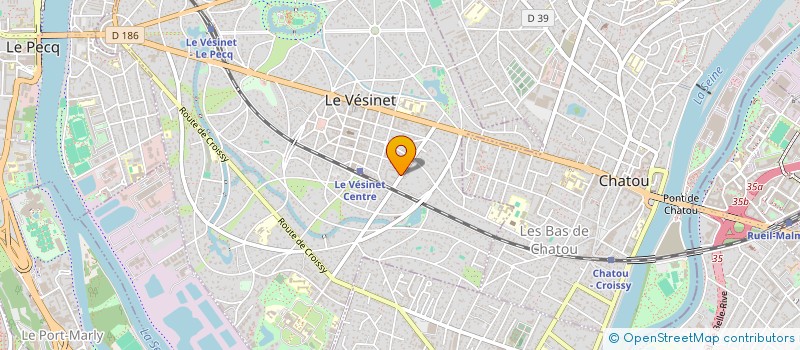 localisation de l'entreprise SCI TTF  LE VESINET