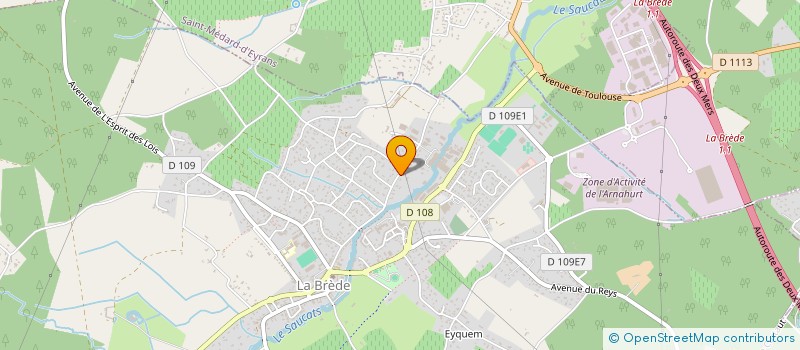 localisation de l'entreprise SCI TTIC 2  LA BREDE