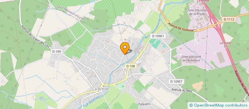 localisation de l'entreprise SCI TTIC 4  LA BREDE