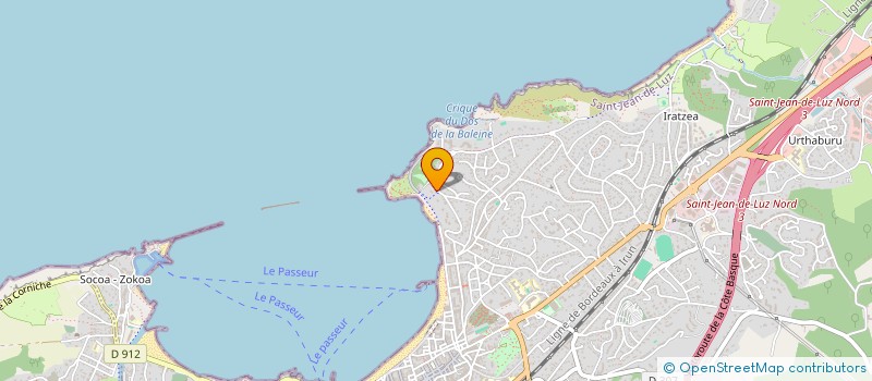 localisation de l'entreprise SCI TTIRRITTA à SAINT-JEAN-DE-LUZ