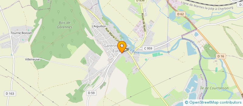 localisation de l'entreprise SCI TTM IMMO  GARENNES-SUR-EURE