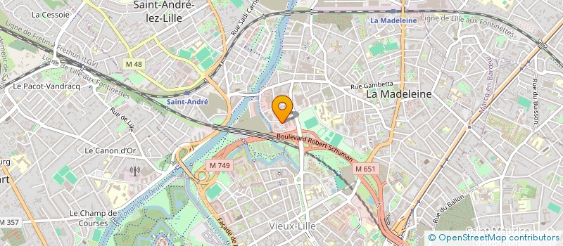 localisation de l'entreprise SCI TTN PRE CATELAN à LA MADELEINE