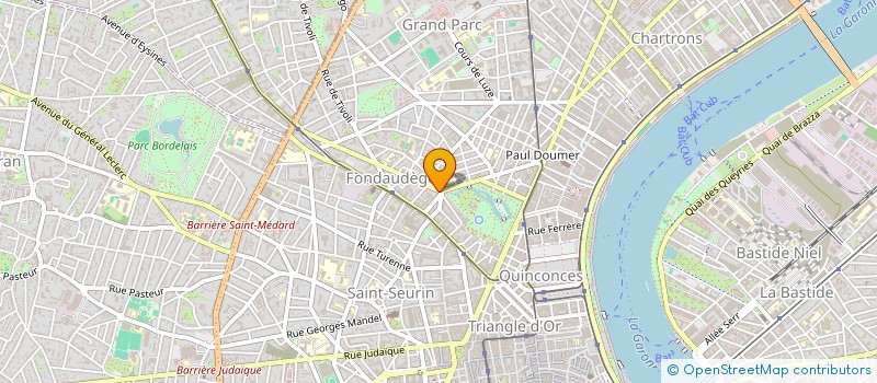 localisation de l'entreprise SCI TTZAL  BORDEAUX