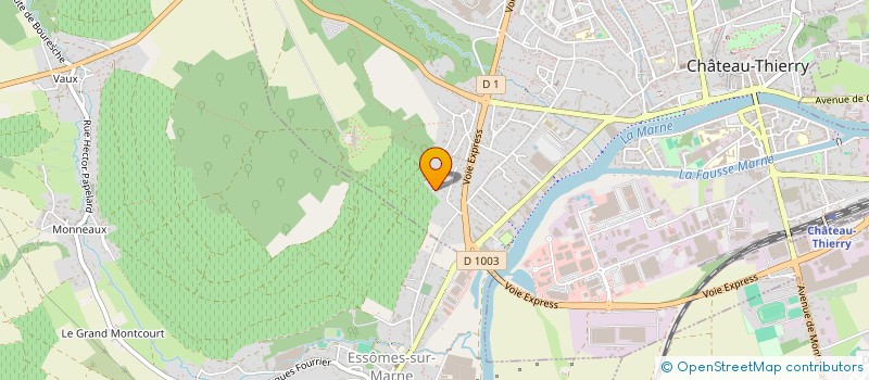 localisation de l'entreprise SCI TU DUC à CHATEAU THIERRY