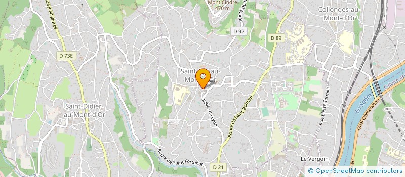 localisation de l'entreprise SCI TUA T.E.M  SAINT-CYR-AU-MONT-D'OR