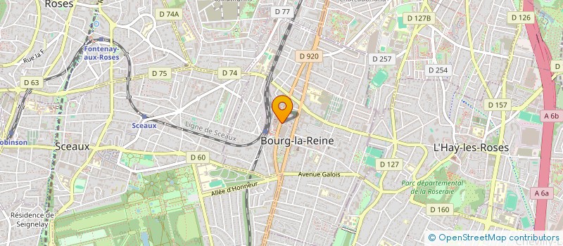 localisation de l'entreprise SCI TUAHINE à BOURG-LA-REINE