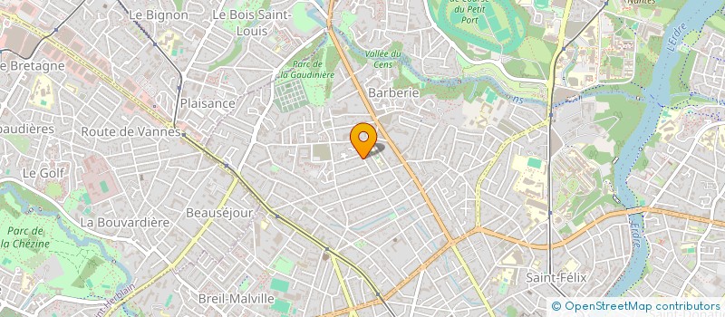 localisation de l'entreprise SCI TUAL IMMO  NANTES