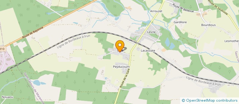 localisation de l'entreprise SCI TUBBY  TARTAS