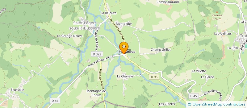 localisation de l'entreprise SCI TUBEFEU  SAINT-LEGER-SOUS-LA-BUSSIERE