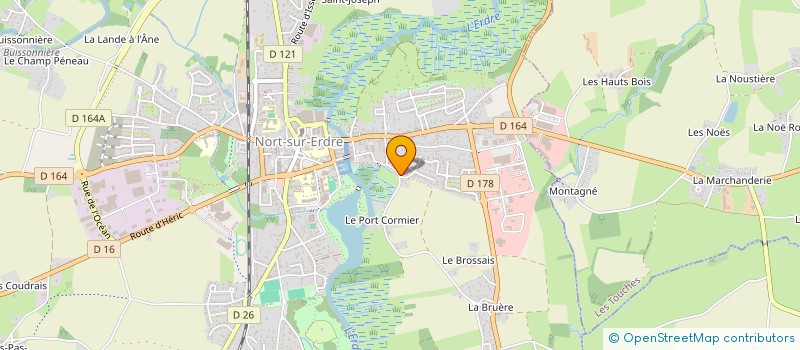 localisation de l'entreprise SCI TUBULI  NORT-SUR-ERDRE