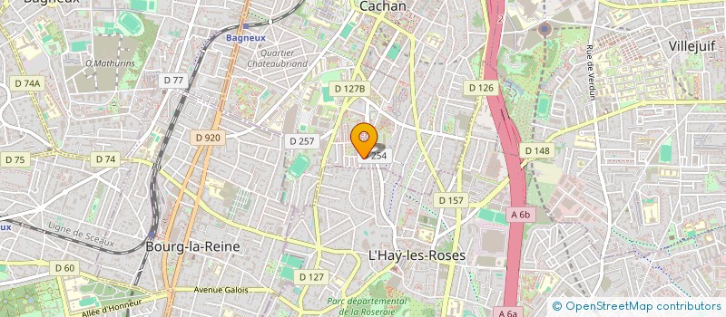 localisation de l'entreprise SCI TUCHE DADY  CACHAN