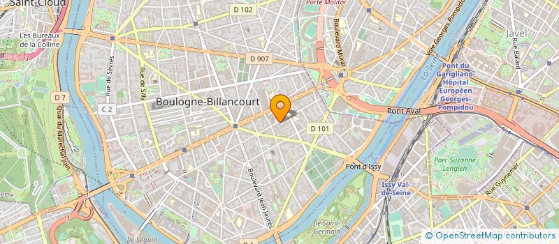 localisation de l'entreprise SCI TUDO BEM à BOULOGNE-BILLANCOURT