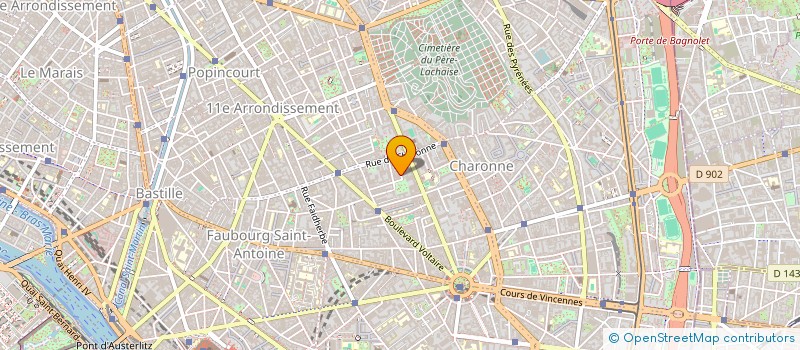 localisation de l'entreprise SCI TUDOR  PARIS