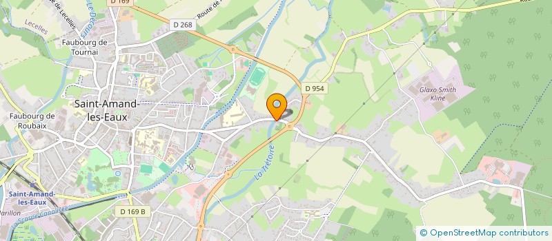 localisation de l'entreprise SCI TUDOR  SAINT-AMAND-LES-EAUX