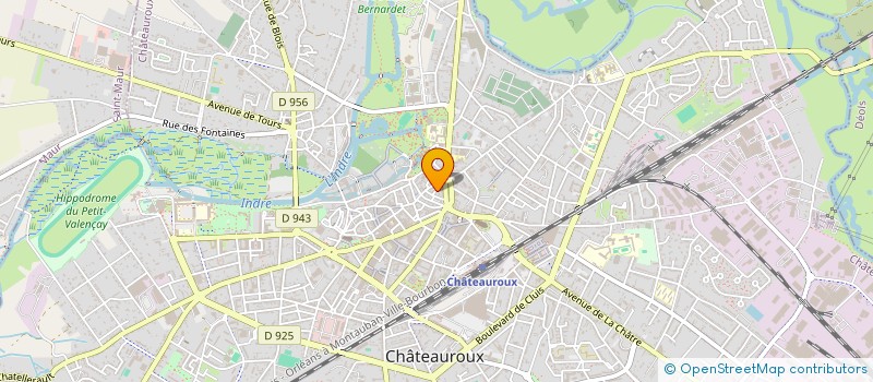 localisation de l'entreprise SCI TUDOR PA à CHATEAUROUX