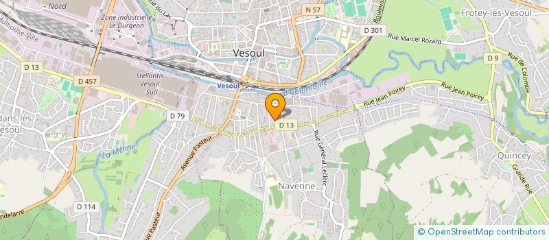 localisation de l'entreprise SCI TUFEL  VESOUL