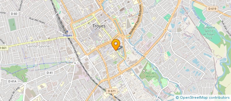 localisation de l'entreprise SCI TUFFERY à TROYES