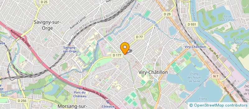 localisation de l'entreprise SCI TUFFERY à VIRY-CHATILLON