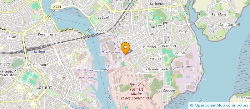localisation de l'entreprise SCI TUG à KERVIGNAC