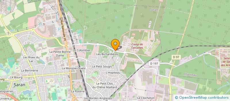localisation de l'entreprise SCI TUILERIE à SARAN