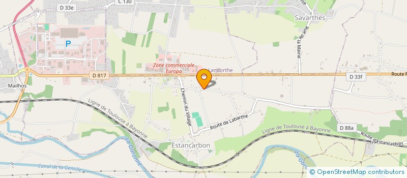 localisation de l'entreprise SCI TUILERIE BASTIDE  ESTANCARBON