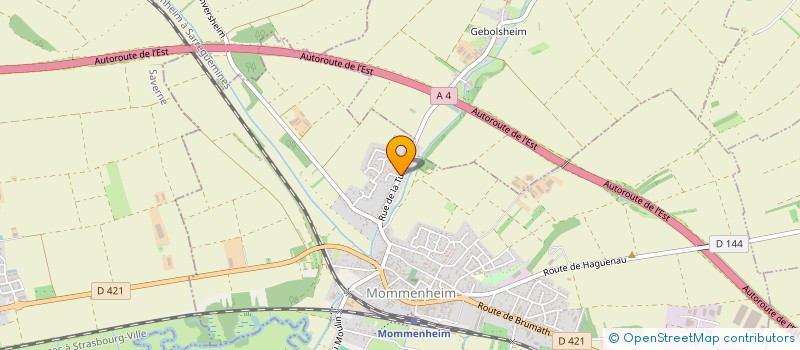 localisation de l'entreprise SCI TUILERIES  MOMMENHEIM