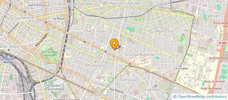 localisation de l'entreprise SCI TUILIERS SAINT FIRMIN  LYON