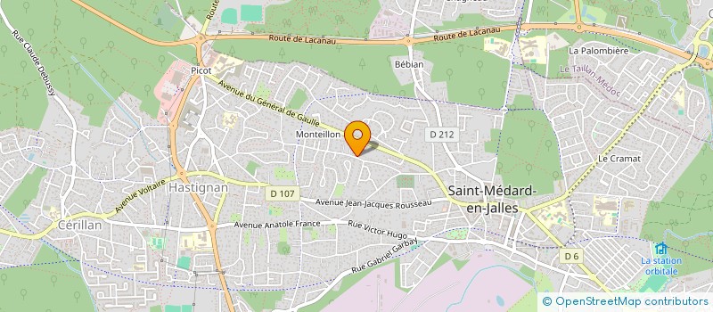 localisation de l'entreprise SCI TUKTOYAKTUK  SAINT-MEDARD-EN-JALLES