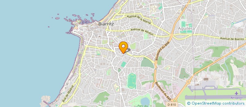 localisation de l'entreprise SCI TUKUTUKU à BIARRITZ