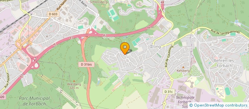 localisation de l'entreprise SCI TULIP  TING