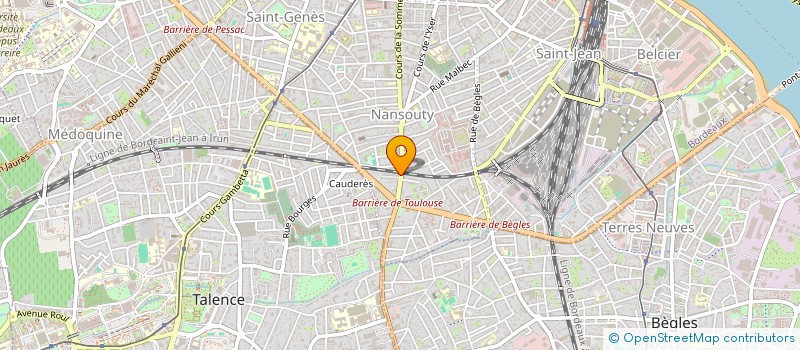 localisation de l'entreprise SCI TULIPE  BORDEAUX