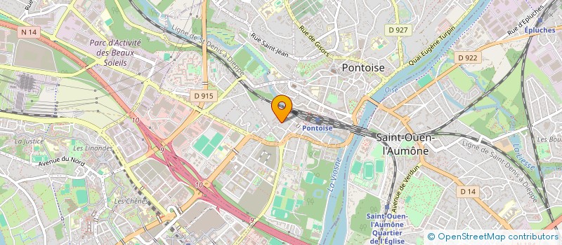 localisation de l'entreprise SCI TULIPE  PONTOISE