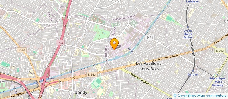 localisation de l'entreprise SCI TULIPE LESPINASSE à LES PAVILLONS-SOUS-BOIS