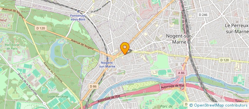 localisation de l'entreprise SCI TULIPES  NOGENT-SUR-MARNE