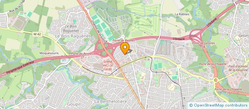 localisation de l'entreprise SCI TULLAYE à NANTES